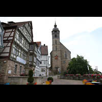 Böblingen, Ev. Stadtkirche, Ansicht vom Marktplatz aus