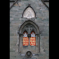 Trondheim, Nidarosdomen, Ornamente ber dem Seitenportal