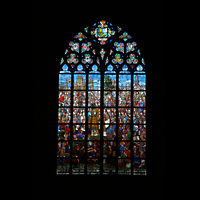 Antwerpen (Anvers), Onze-Lieve-Vrouwekathedraal, Fenster