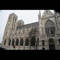 Brussel (Bruxelles - Brssel), Kathedraal Sint Michiel en Goedele, Auenansicht