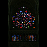 Reims, Cathédrale Notre-Dame, Fensterrosette der Fassade