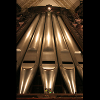 Luzern, Hofkirche St. Leodegar, Pedalturm mit offenem Prinzipal 32'