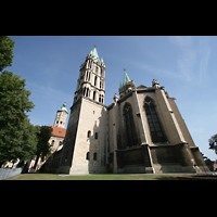 Naumburg, Dom, Westchor mit Westtrmen