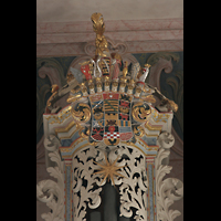 Naumburg, Stadtkirche St. Wenzel, Wappen auf dem Pedalturm