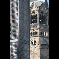 Berlin, Kaiser-Wilhelm-Gedächtniskirche, Alter und neuer Kirchturm