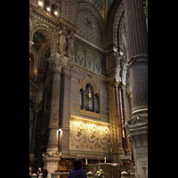 Lyon, Notre-Dame de Fourvire, Orgel-Teilwerk im linken Chorraum