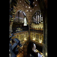 Barcelona, Palau Güell (Gaudi), Oberer Umgang mit Orgel