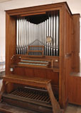 Berlin - Charlottenburg, Luisenkirche, kleine Orgel, Orgel / organ