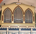 Berlin - Lichtenberg, Taborkirche Hohenschnhausen (Hauptorgel), Orgel / organ